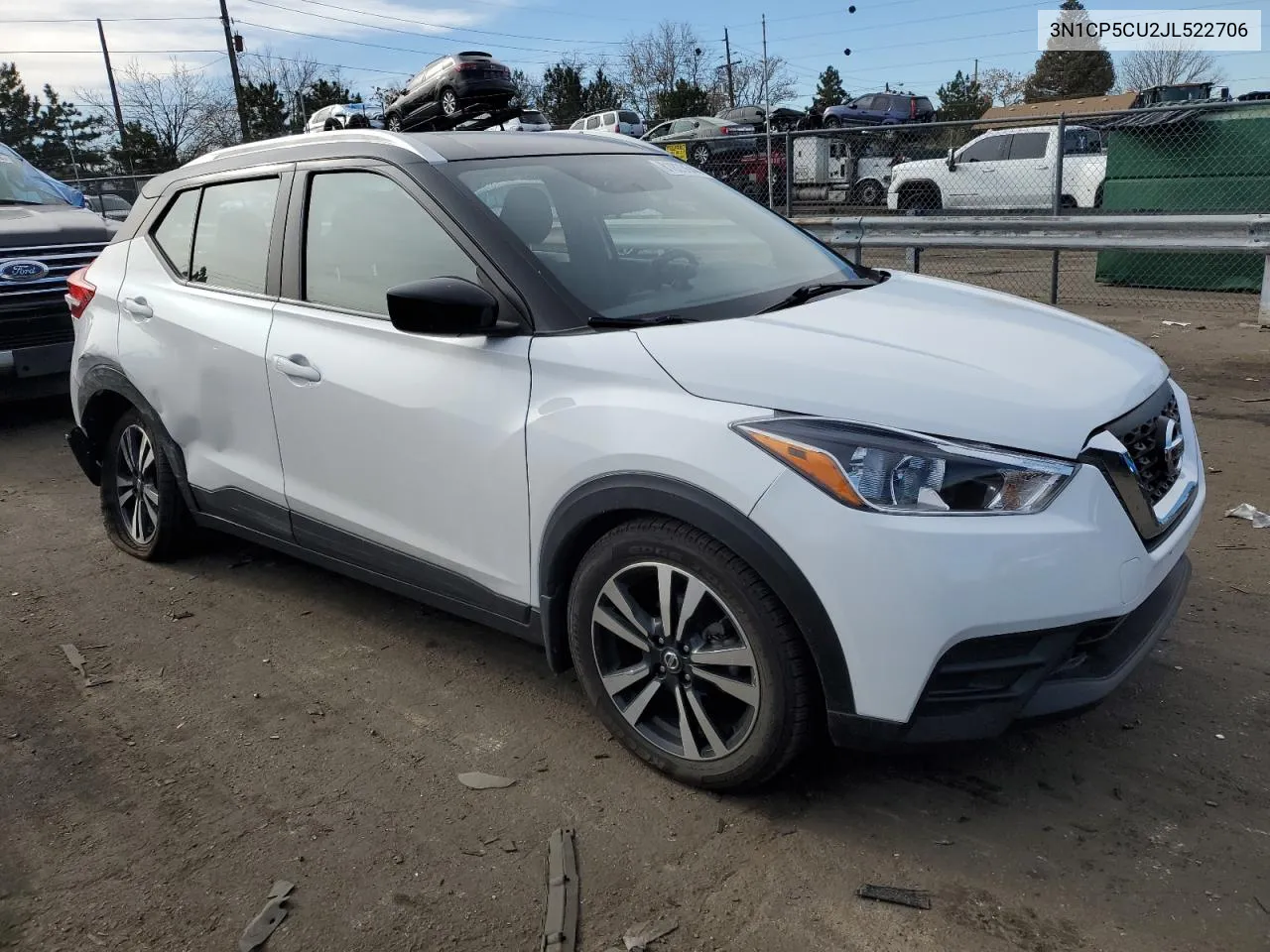 2018 Nissan Kicks S VIN: 3N1CP5CU2JL522706 Lot: 81823644