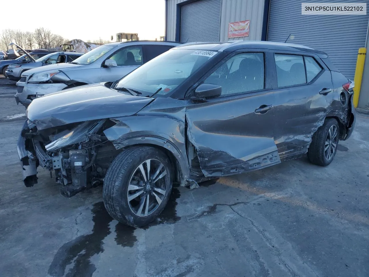 2019 Nissan Kicks S VIN: 3N1CP5CU1KL522102 Lot: 43818994