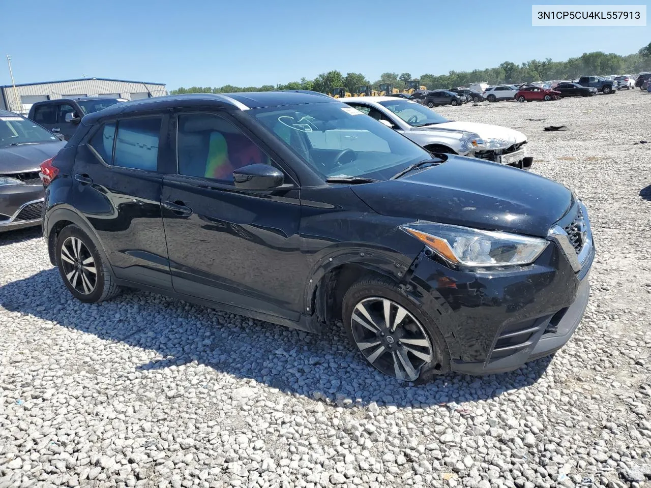 2019 Nissan Kicks S VIN: 3N1CP5CU4KL557913 Lot: 58573334