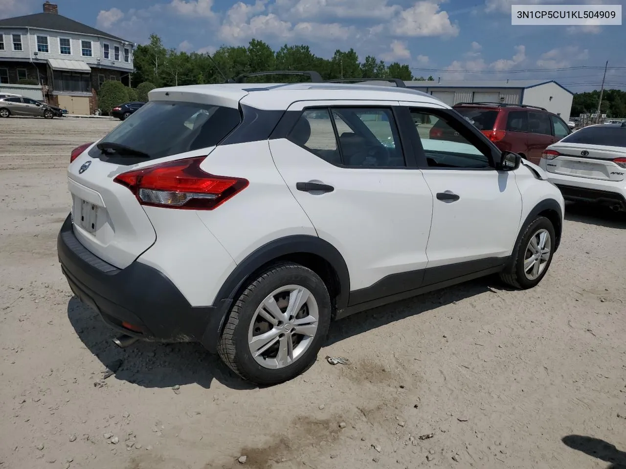 2019 Nissan Kicks S VIN: 3N1CP5CU1KL504909 Lot: 60010864