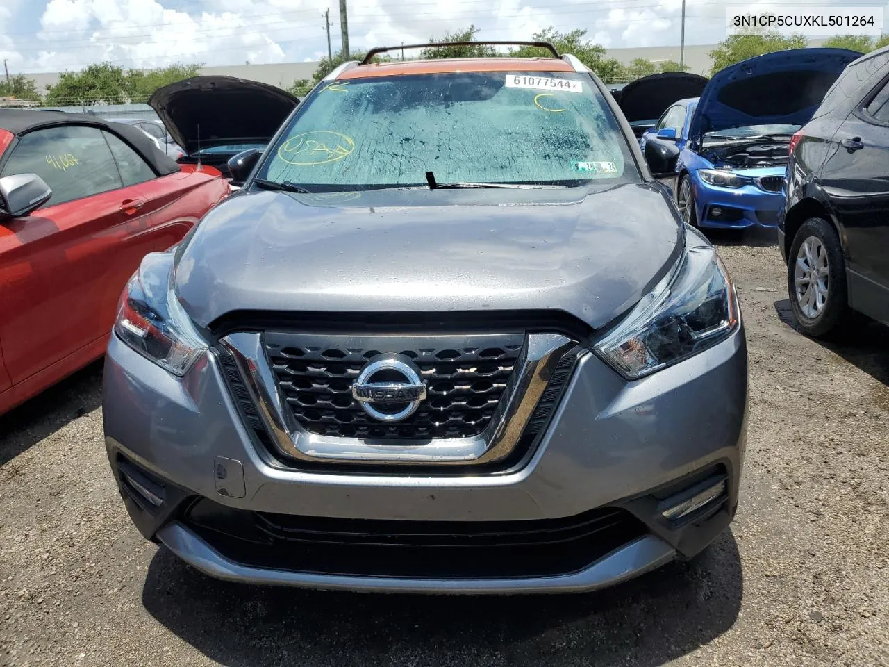 2019 Nissan Kicks S VIN: 3N1CP5CUXKL501264 Lot: 61077544