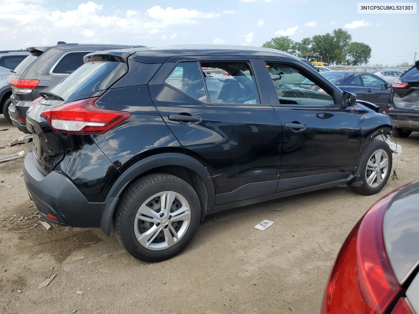 2019 Nissan Kicks S VIN: 3N1CP5CU8KL531301 Lot: 62644384