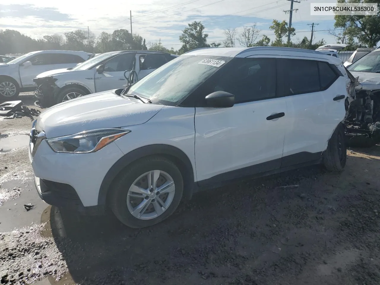 2019 Nissan Kicks S VIN: 3N1CP5CU4KL535300 Lot: 63961134