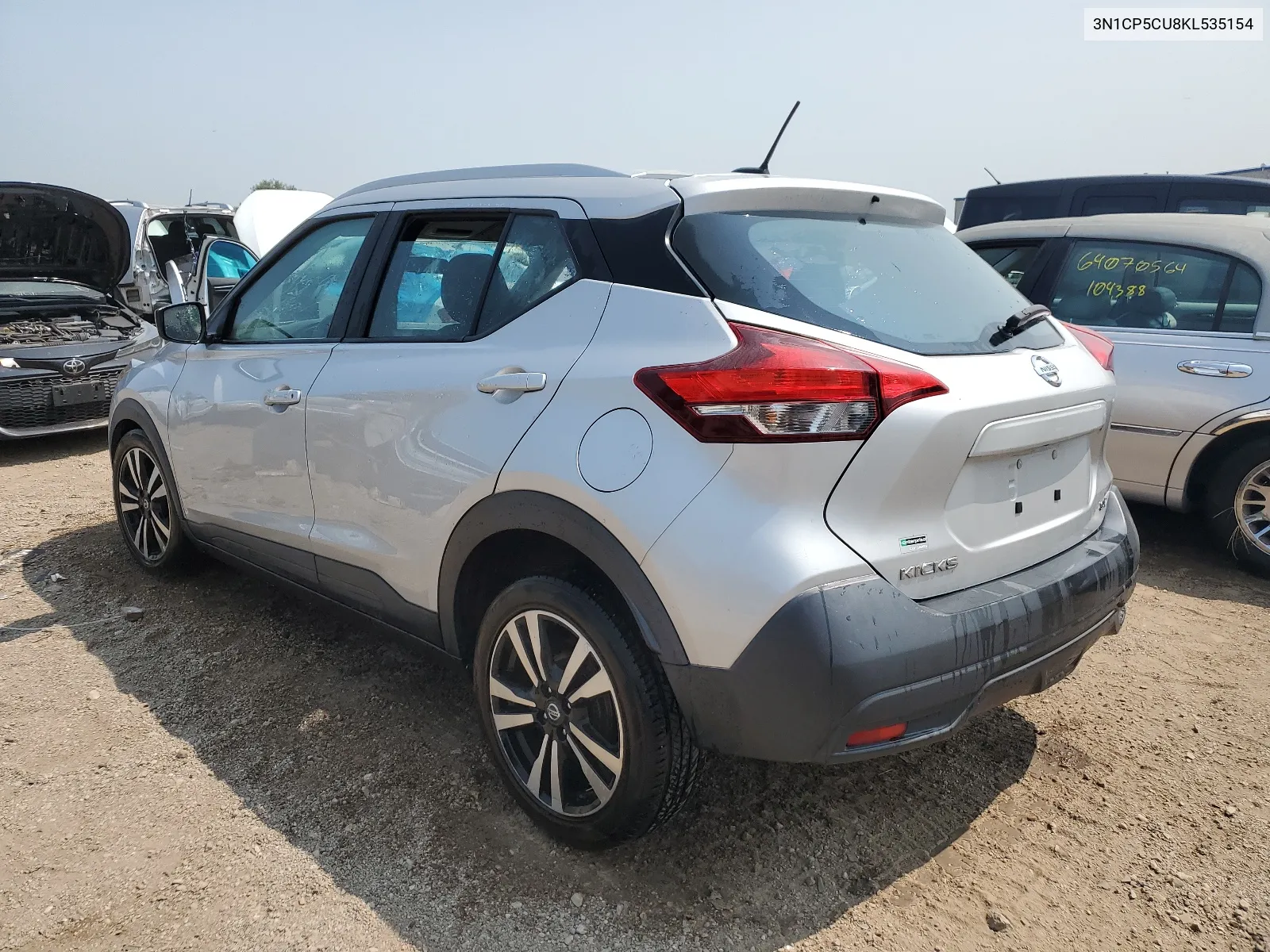 2019 Nissan Kicks S VIN: 3N1CP5CU8KL535154 Lot: 64110364