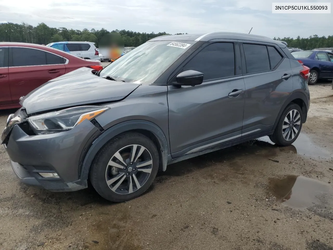 2019 Nissan Kicks S VIN: 3N1CP5CU1KL550093 Lot: 64562394