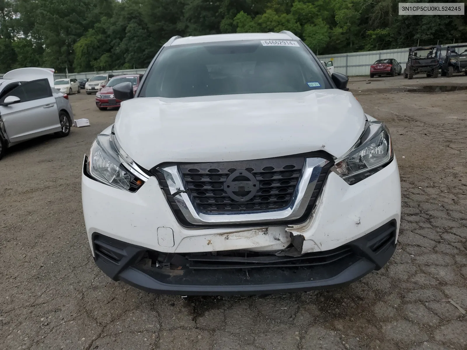 2019 Nissan Kicks S VIN: 3N1CP5CU0KL524245 Lot: 64662914