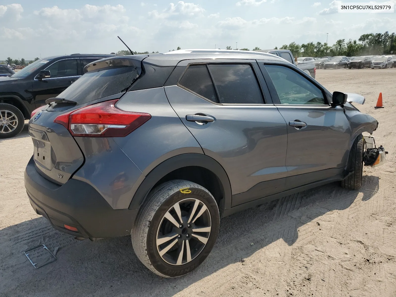 2019 Nissan Kicks S VIN: 3N1CP5CU7KL529779 Lot: 66492404