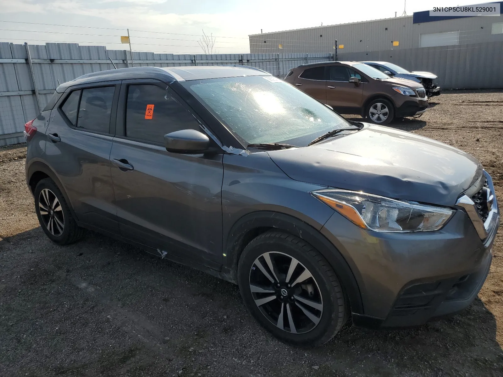 2019 Nissan Kicks S VIN: 3N1CP5CU8KL529001 Lot: 66693404