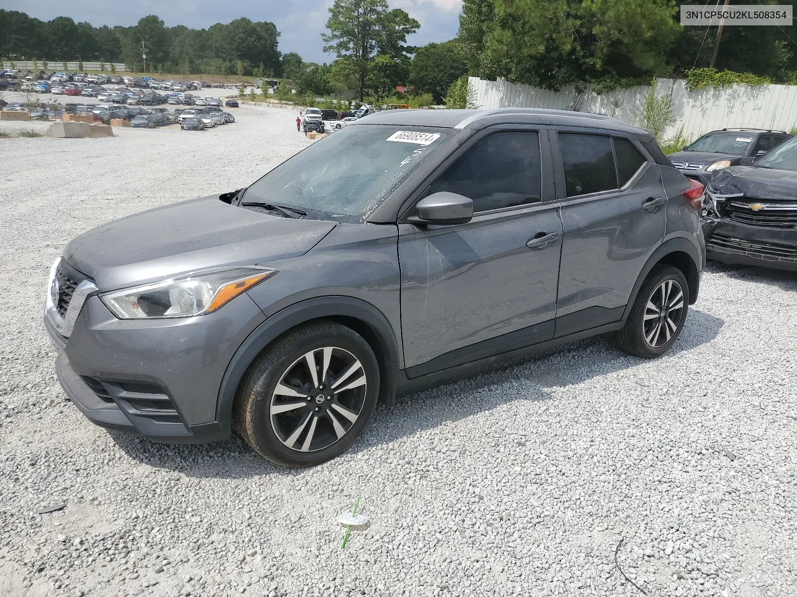 2019 Nissan Kicks S VIN: 3N1CP5CU2KL508354 Lot: 66908514