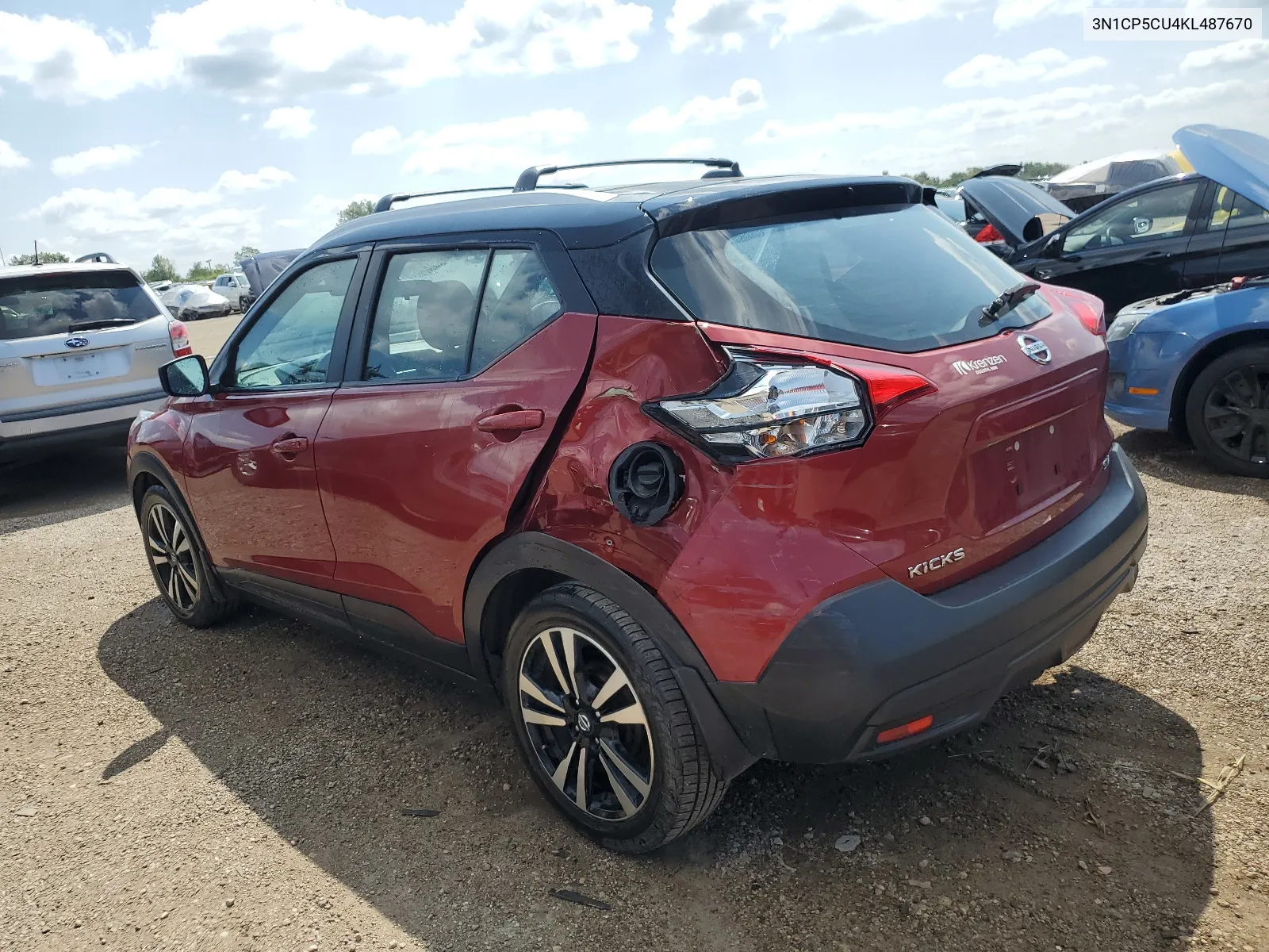 3N1CP5CU4KL487670 2019 Nissan Kicks S