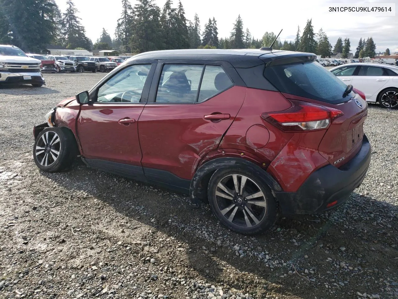 2019 Nissan Kicks S VIN: 3N1CP5CU9KL479614 Lot: 68178874