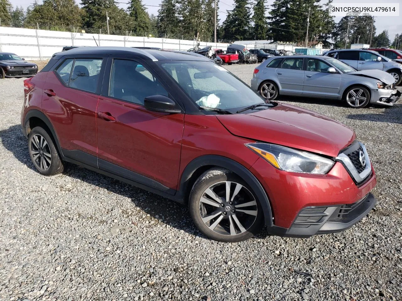 2019 Nissan Kicks S VIN: 3N1CP5CU9KL479614 Lot: 68178874