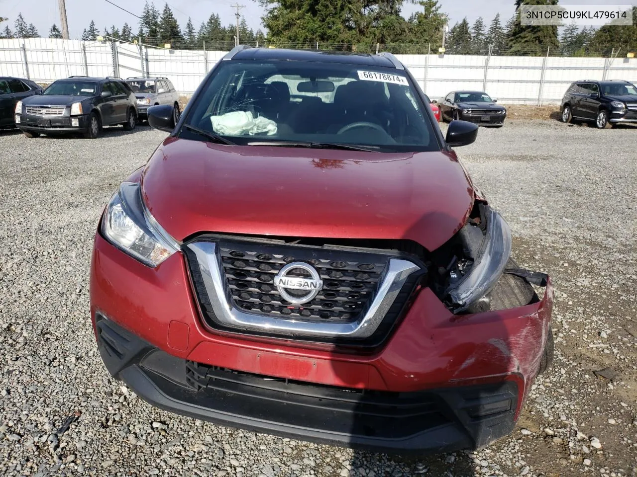 2019 Nissan Kicks S VIN: 3N1CP5CU9KL479614 Lot: 68178874