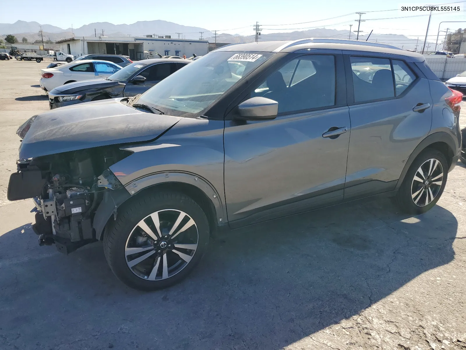 2019 Nissan Kicks S VIN: 3N1CP5CU8KL555145 Lot: 68390514