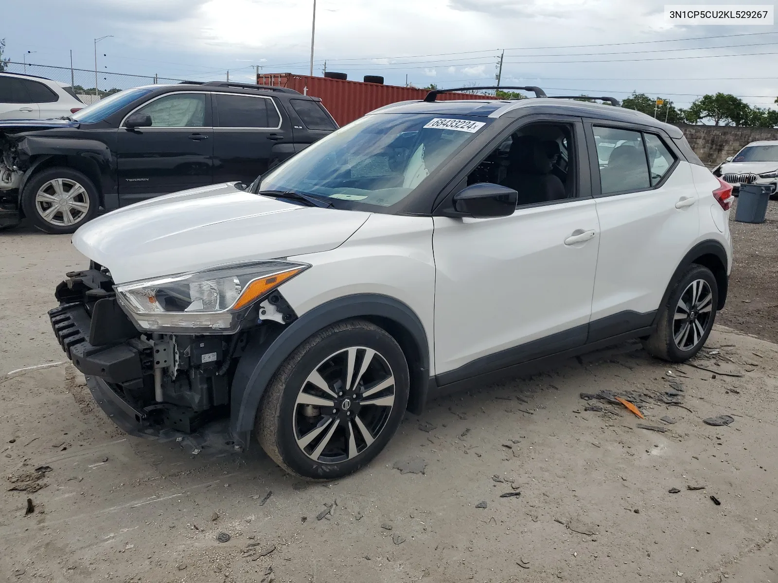 2019 Nissan Kicks S VIN: 3N1CP5CU2KL529267 Lot: 68433224