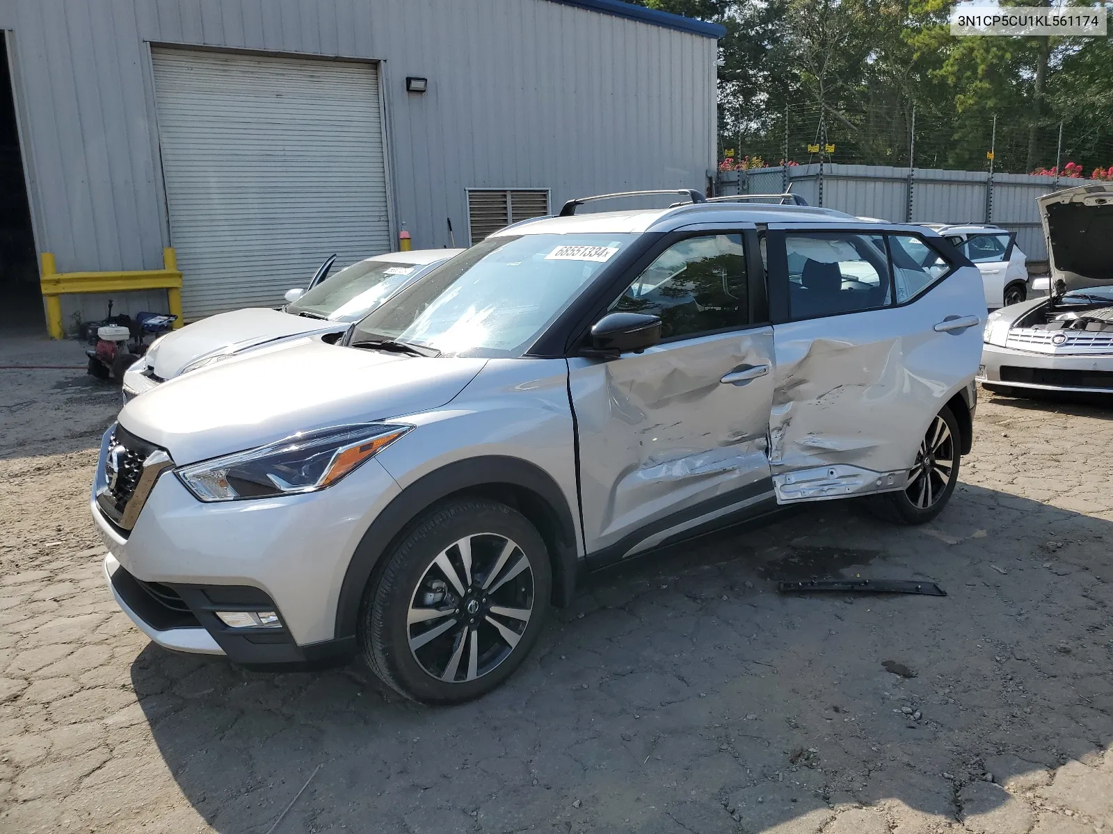 2019 Nissan Kicks S VIN: 3N1CP5CU1KL561174 Lot: 68551334