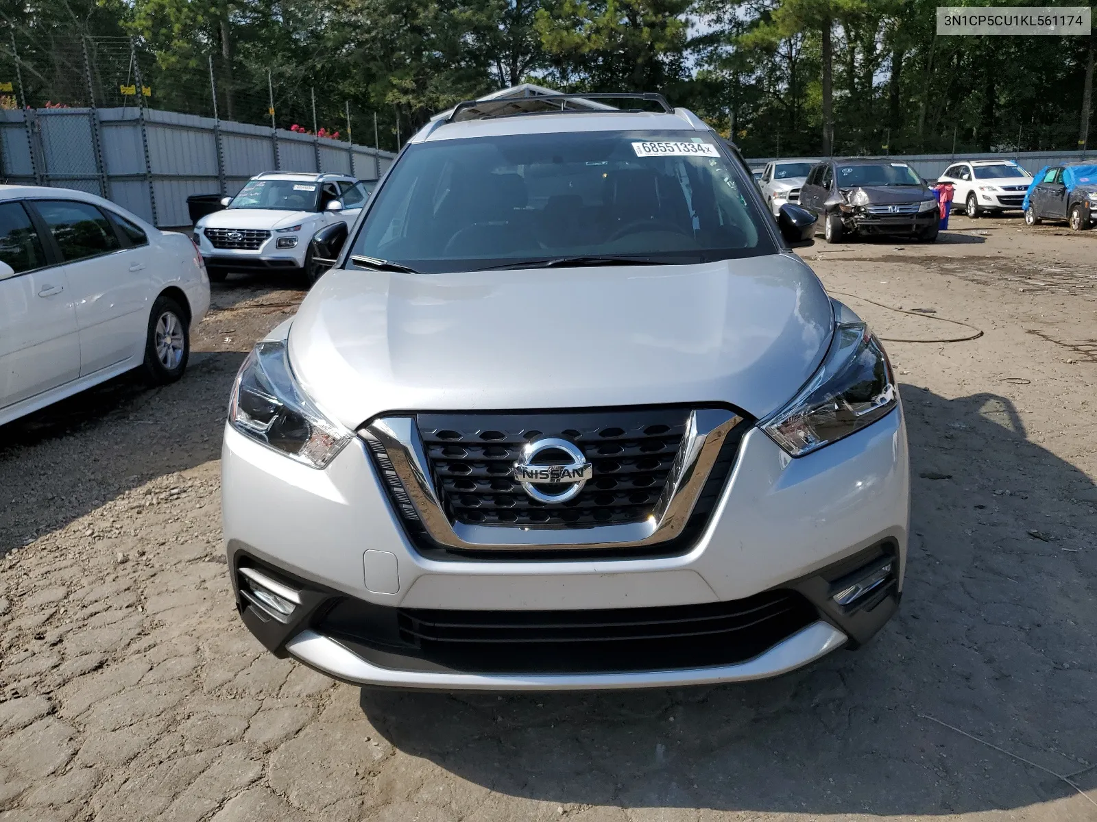 2019 Nissan Kicks S VIN: 3N1CP5CU1KL561174 Lot: 68551334