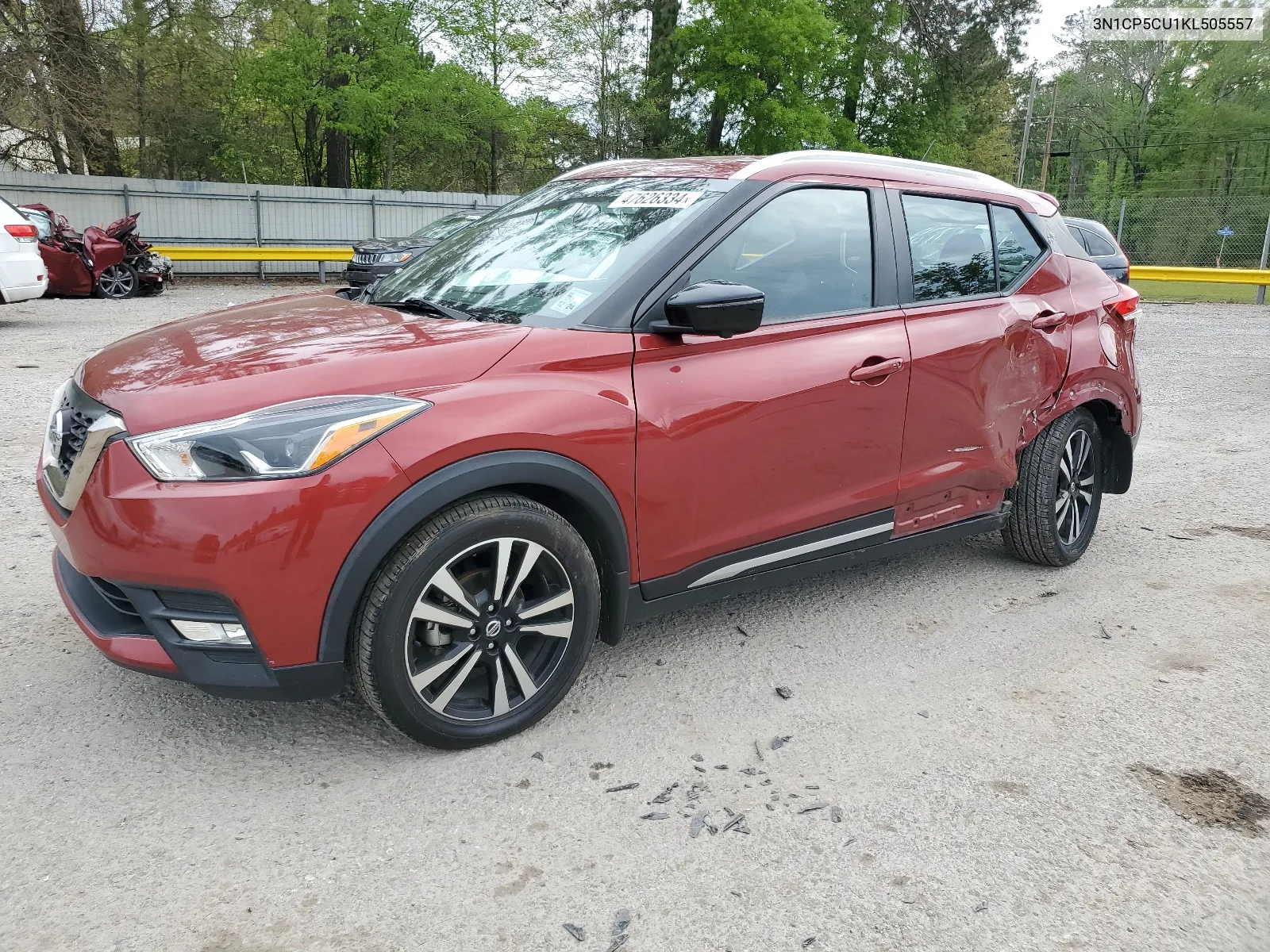 2019 Nissan Kicks S VIN: 3N1CP5CU1KL505557 Lot: 68740644