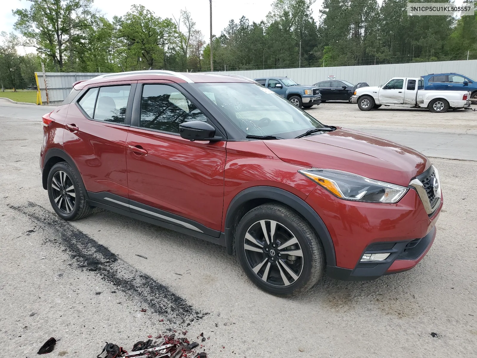 2019 Nissan Kicks S VIN: 3N1CP5CU1KL505557 Lot: 68740644