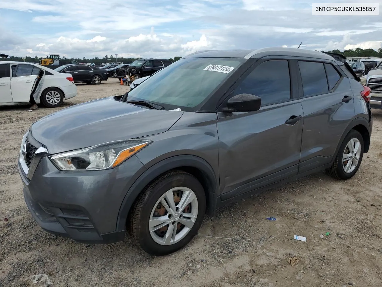 2019 Nissan Kicks S VIN: 3N1CP5CU9KL535857 Lot: 69872124