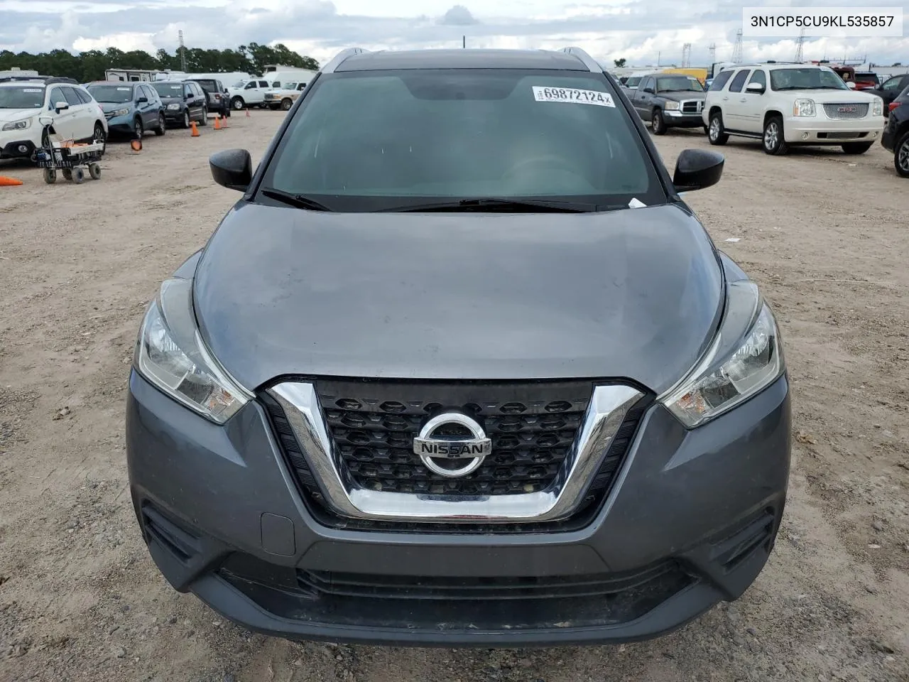 2019 Nissan Kicks S VIN: 3N1CP5CU9KL535857 Lot: 69872124