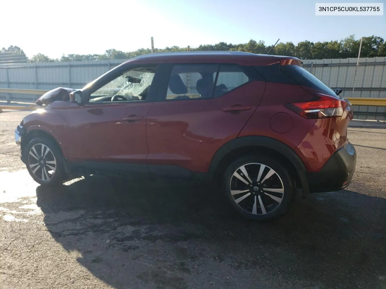 2019 Nissan Kicks S VIN: 3N1CP5CU0KL537755 Lot: 70207244