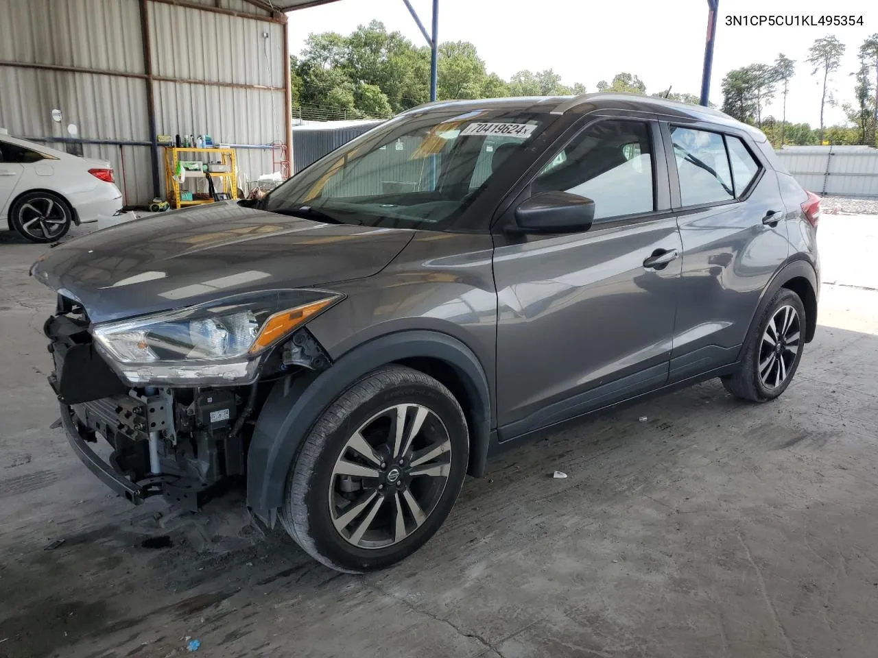 2019 Nissan Kicks S VIN: 3N1CP5CU1KL495354 Lot: 70419624