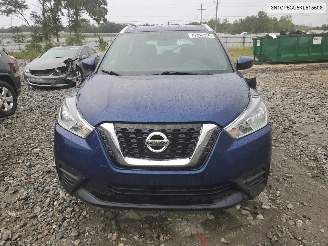 2019 Nissan Kicks S VIN: 3N1CP5CU5KL515508 Lot: 70988014