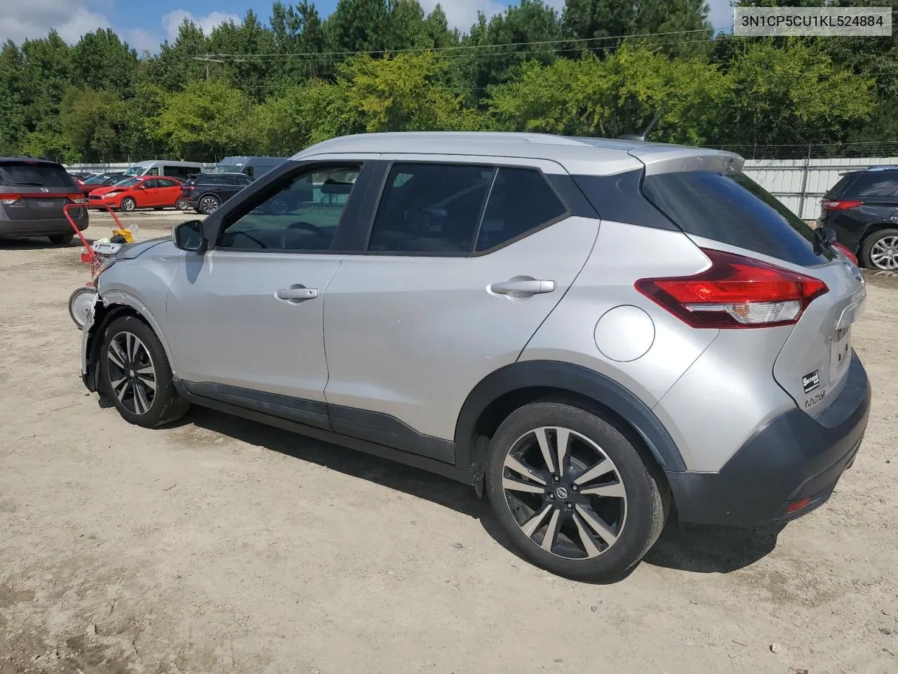 2019 Nissan Kicks S VIN: 3N1CP5CU1KL524884 Lot: 71924684