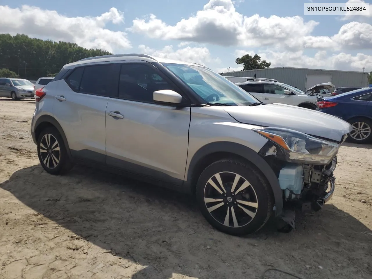 2019 Nissan Kicks S VIN: 3N1CP5CU1KL524884 Lot: 71924684