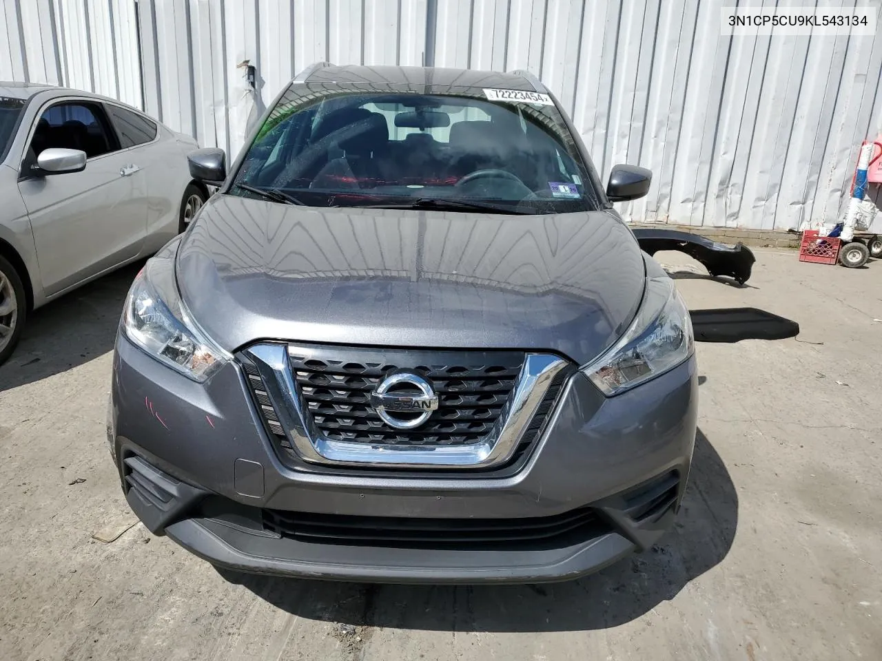 2019 Nissan Kicks S VIN: 3N1CP5CU9KL543134 Lot: 72223454