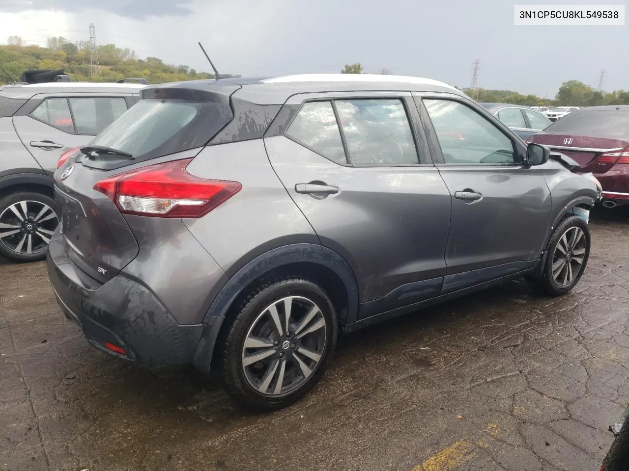 2019 Nissan Kicks S VIN: 3N1CP5CU8KL549538 Lot: 72254744