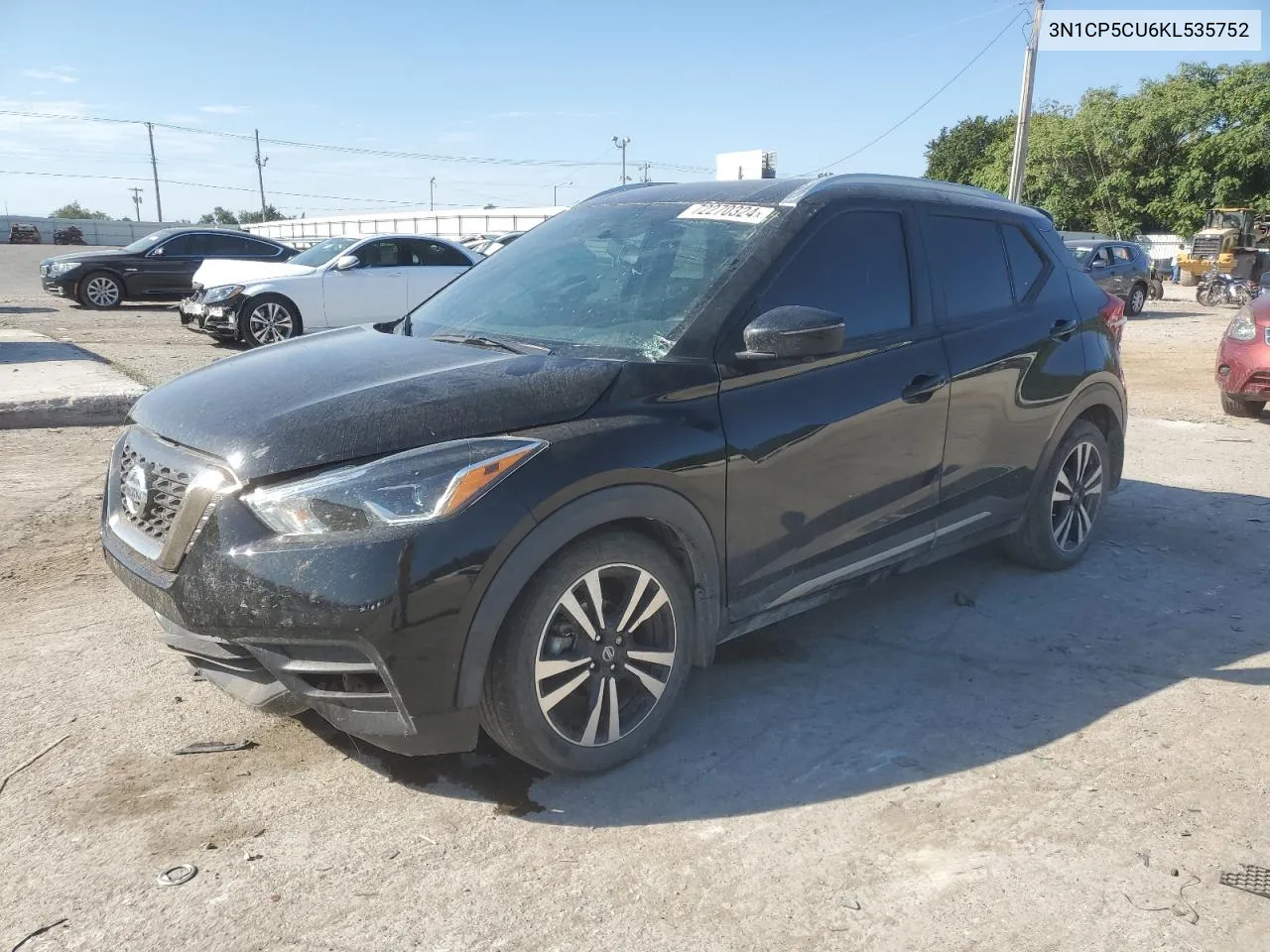 3N1CP5CU6KL535752 2019 Nissan Kicks S