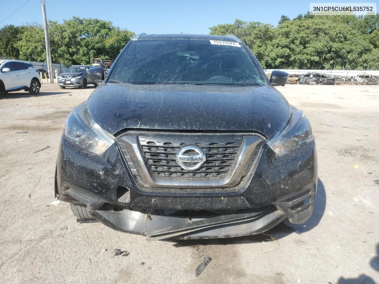 2019 Nissan Kicks S VIN: 3N1CP5CU6KL535752 Lot: 72270324