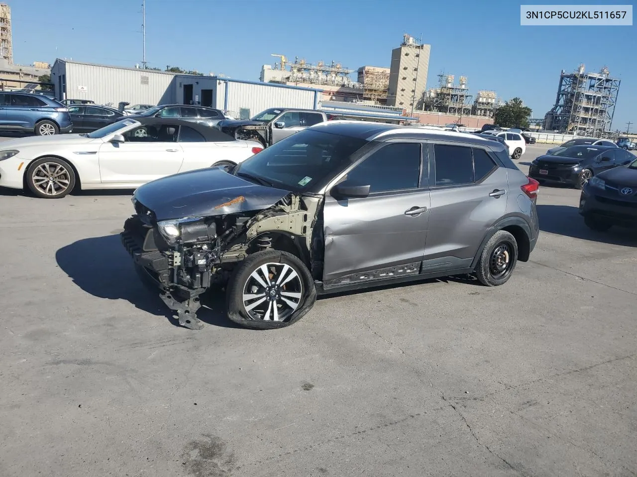 2019 Nissan Kicks S VIN: 3N1CP5CU2KL511657 Lot: 72715234