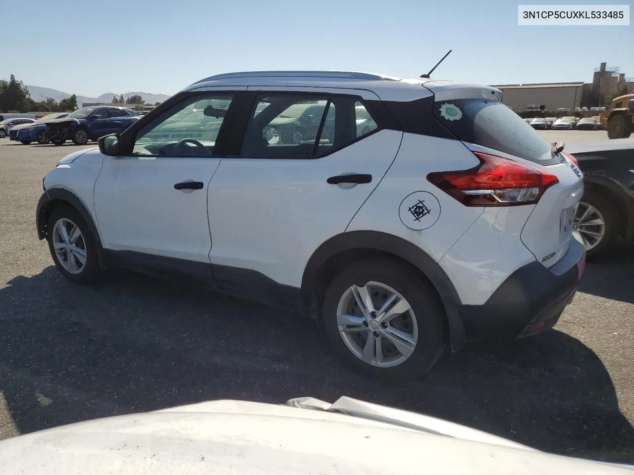 2019 Nissan Kicks S VIN: 3N1CP5CUXKL533485 Lot: 72994754