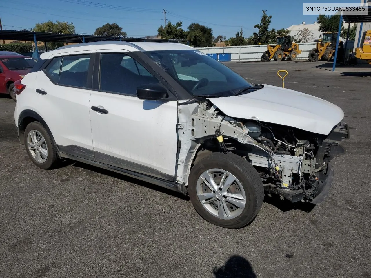 2019 Nissan Kicks S VIN: 3N1CP5CUXKL533485 Lot: 72994754