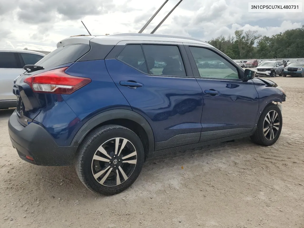 2019 Nissan Kicks S VIN: 3N1CP5CU7KL480731 Lot: 73228594