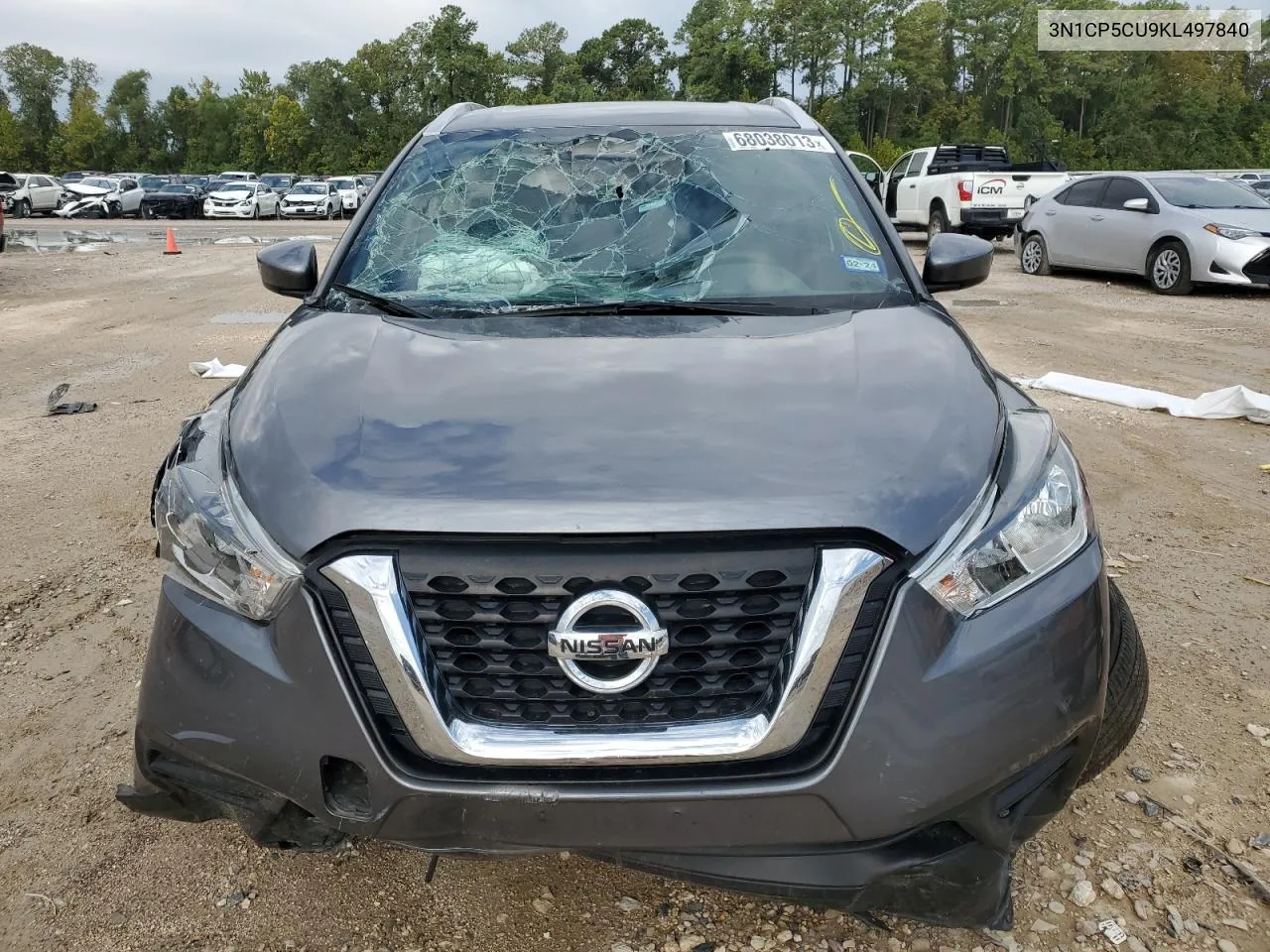 2019 Nissan Kicks S VIN: 3N1CP5CU9KL497840 Lot: 74213384