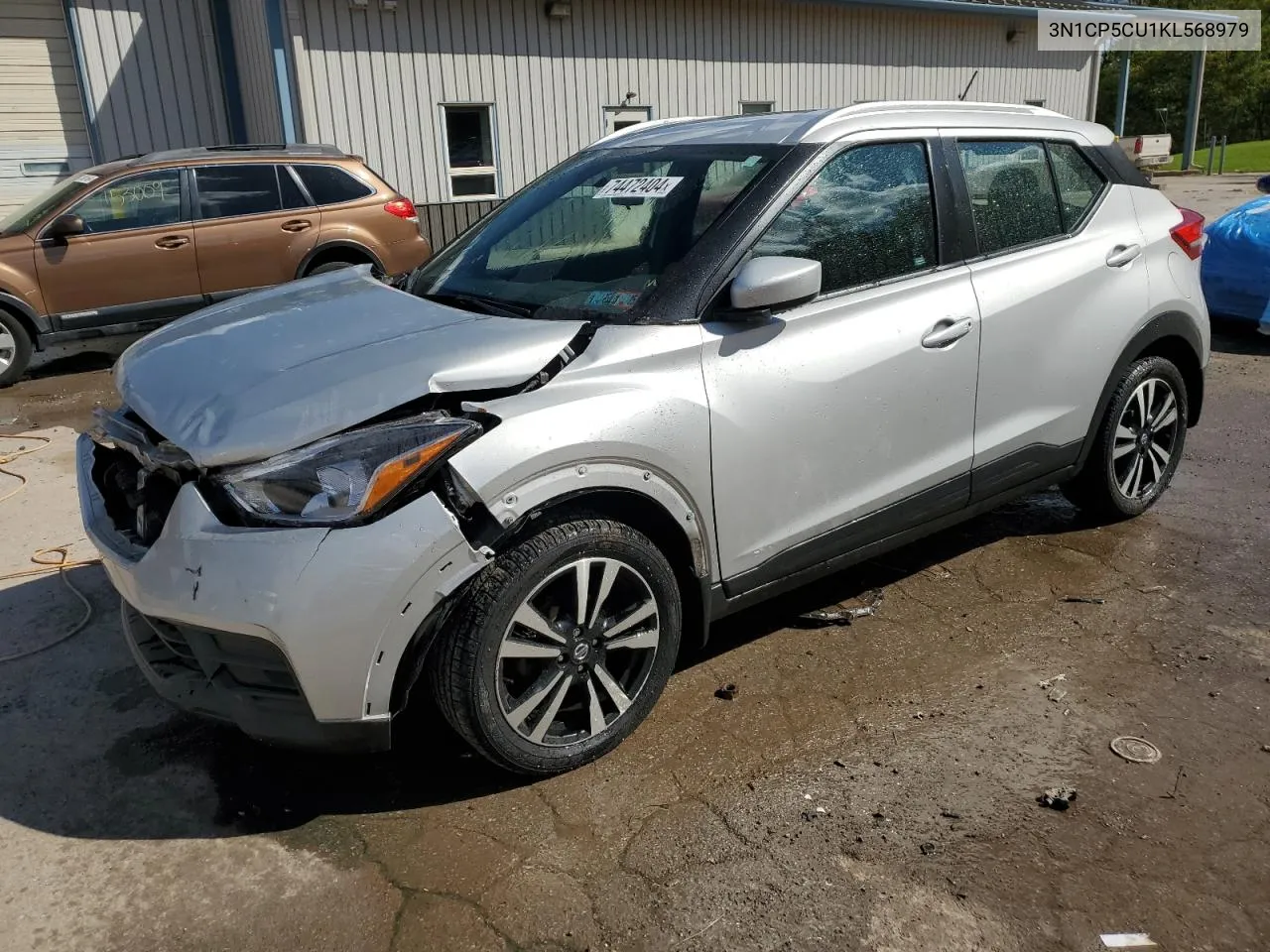 2019 Nissan Kicks S VIN: 3N1CP5CU1KL568979 Lot: 74472404