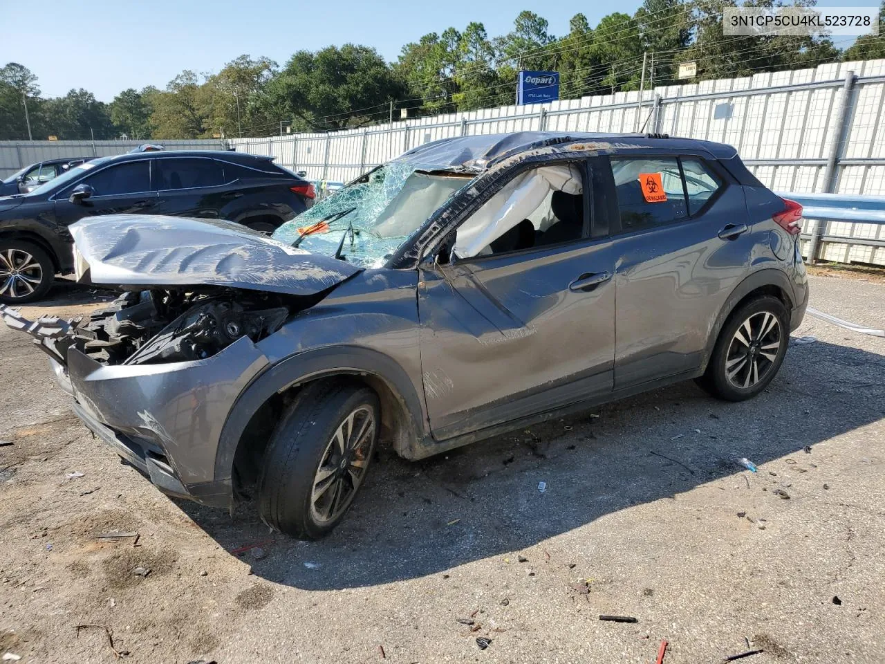 2019 Nissan Kicks S VIN: 3N1CP5CU4KL523728 Lot: 75041254