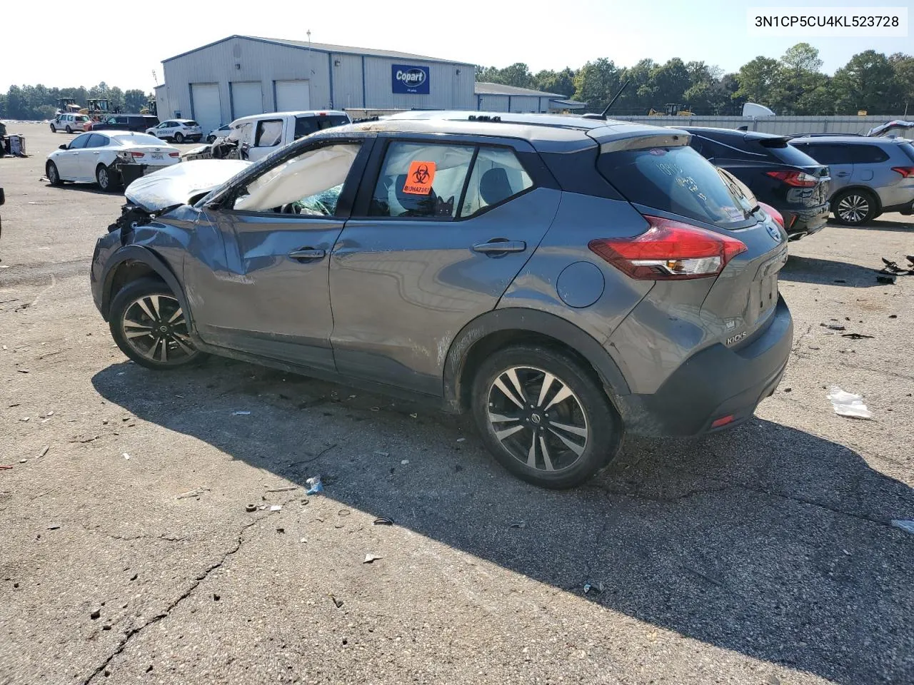 2019 Nissan Kicks S VIN: 3N1CP5CU4KL523728 Lot: 75041254