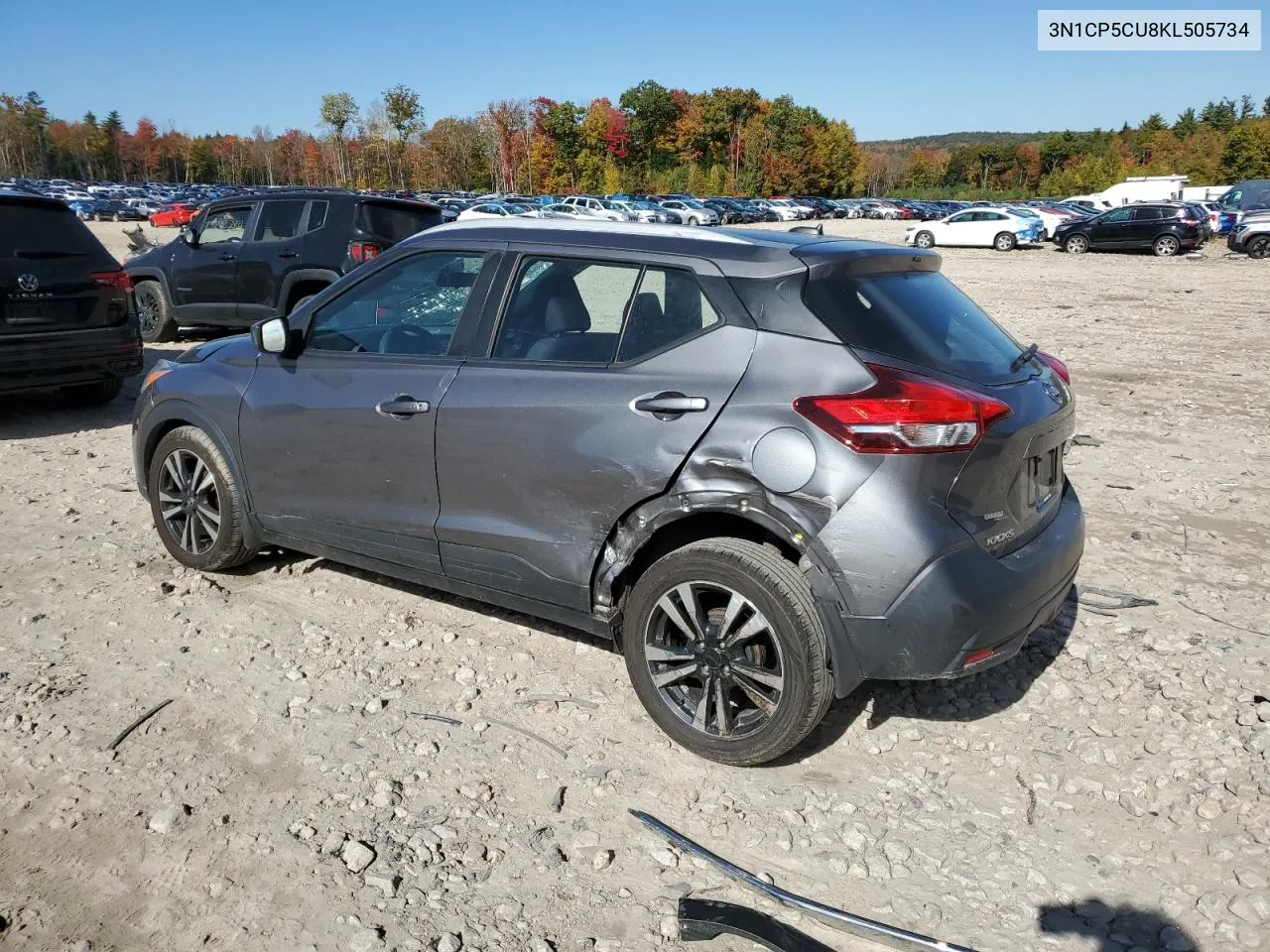 2019 Nissan Kicks S VIN: 3N1CP5CU8KL505734 Lot: 75336834