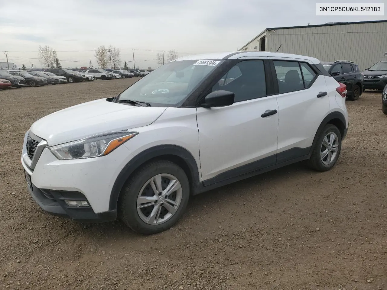 2019 Nissan Kicks S VIN: 3N1CP5CU6KL542183 Lot: 75661244