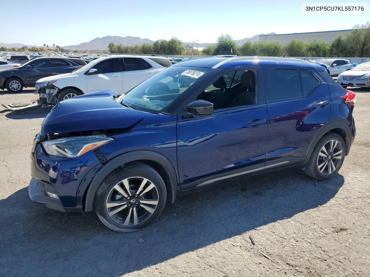 2019 Nissan Kicks S VIN: 3N1CP5CU7KL557176 Lot: 76076274