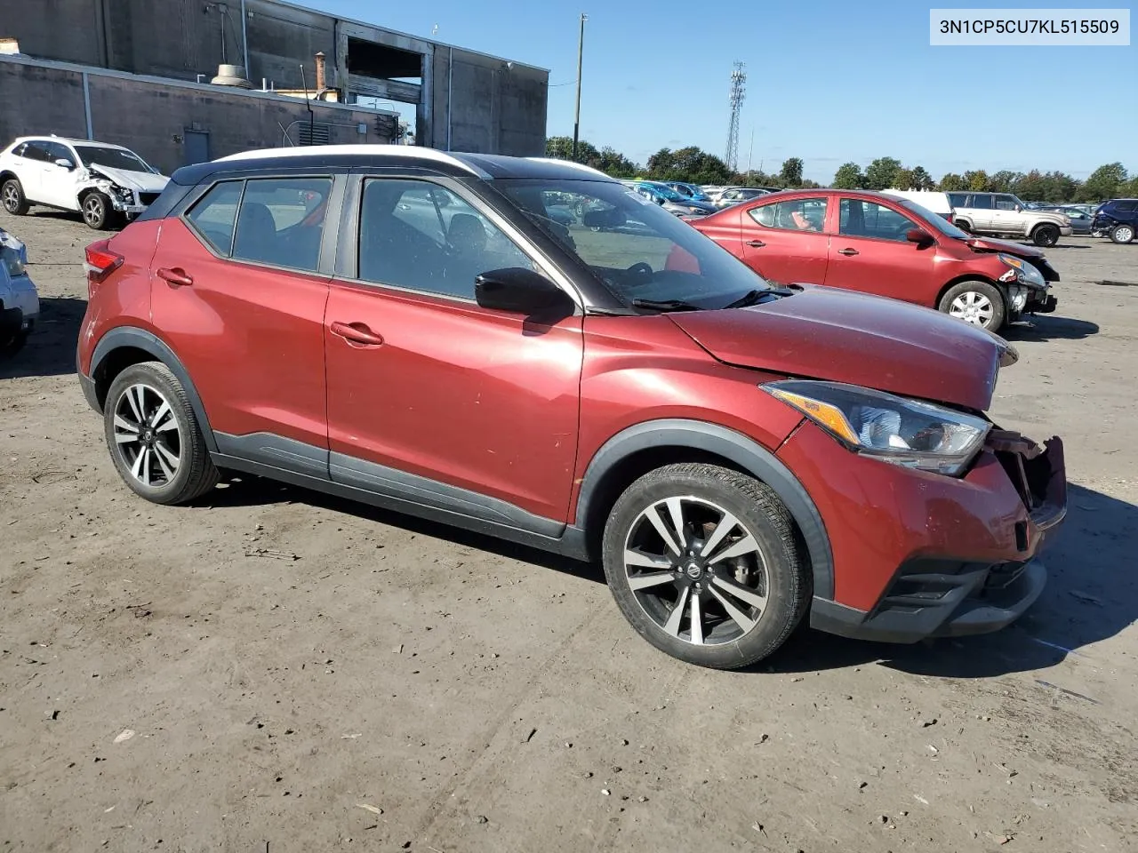 2019 Nissan Kicks S VIN: 3N1CP5CU7KL515509 Lot: 76487664