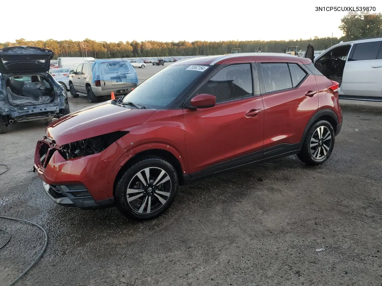 2019 Nissan Kicks S VIN: 3N1CP5CUXKL539870 Lot: 76562184