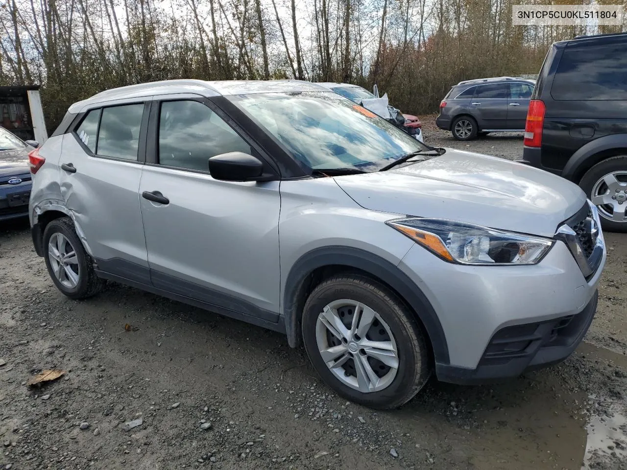 2019 Nissan Kicks S VIN: 3N1CP5CU0KL511804 Lot: 76605334