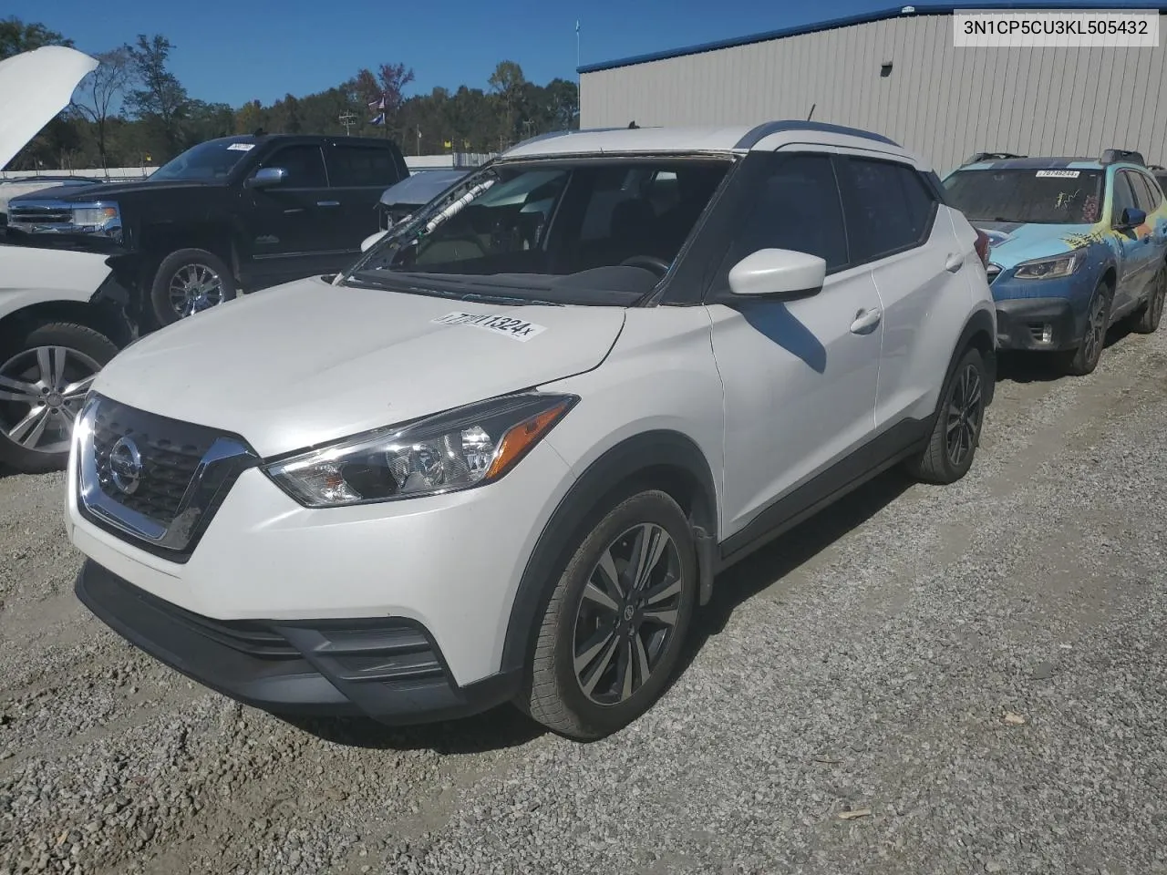 2019 Nissan Kicks S VIN: 3N1CP5CU3KL505432 Lot: 77011324