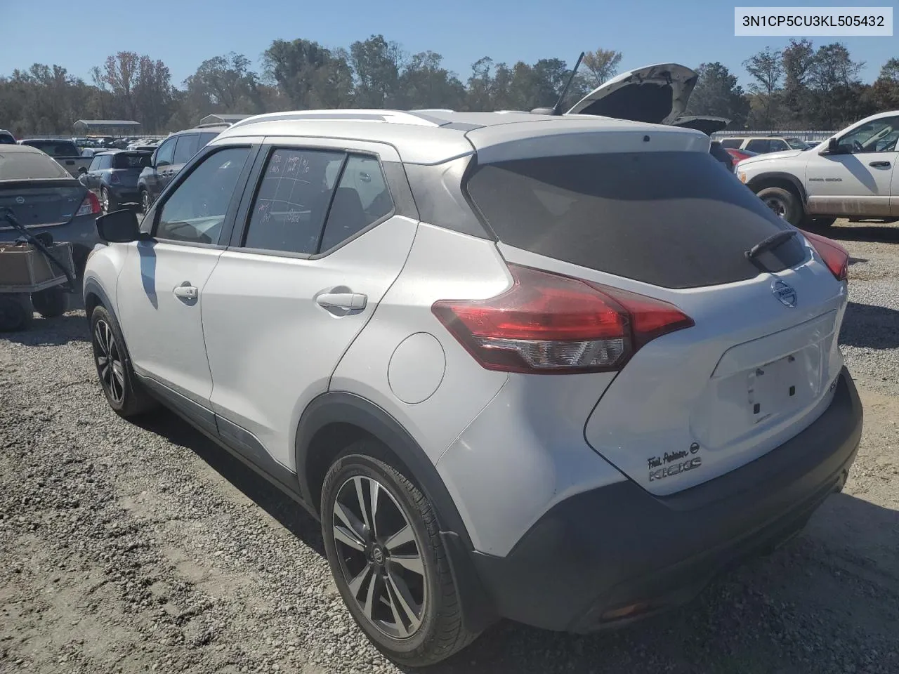 2019 Nissan Kicks S VIN: 3N1CP5CU3KL505432 Lot: 77011324